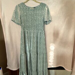 Zattcas Smocked Dress